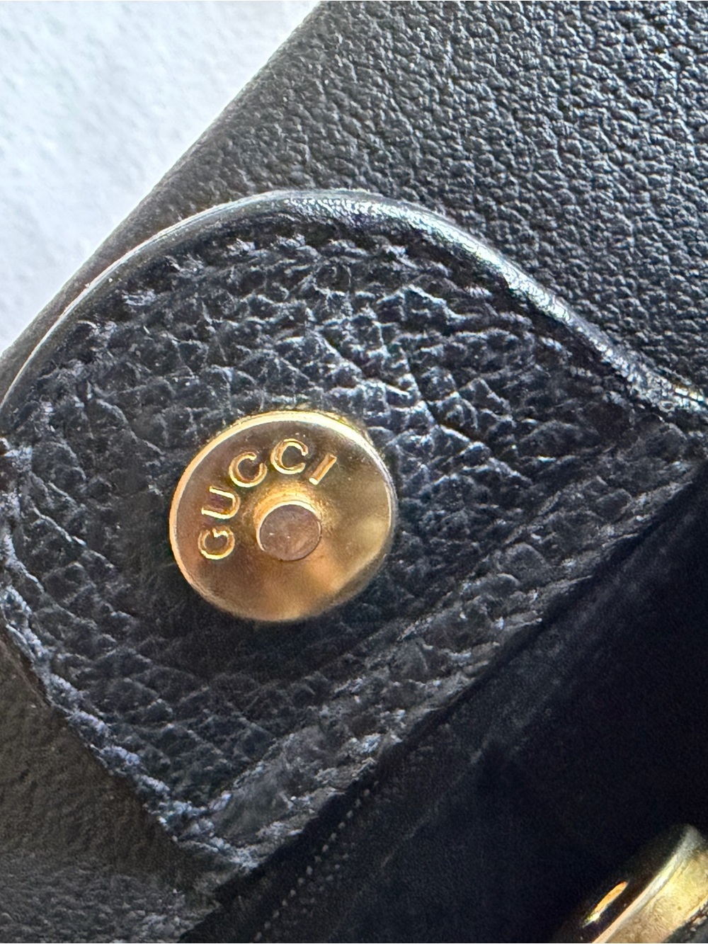 Gucci Black Suede Mini Bamboo Two-Way Bag - Picture 6 of 11